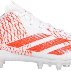 Adidas Boys Football Shoes Orange Synthetic Upper-0