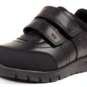 KidSport Black Boys Football Shoes Size 9 Toddler Ortholite Comfort-0
